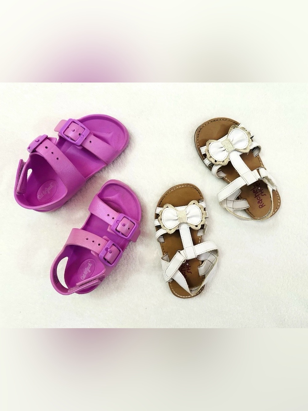 Lot Cute Toddler Girls Summer Sandals Size US 8
